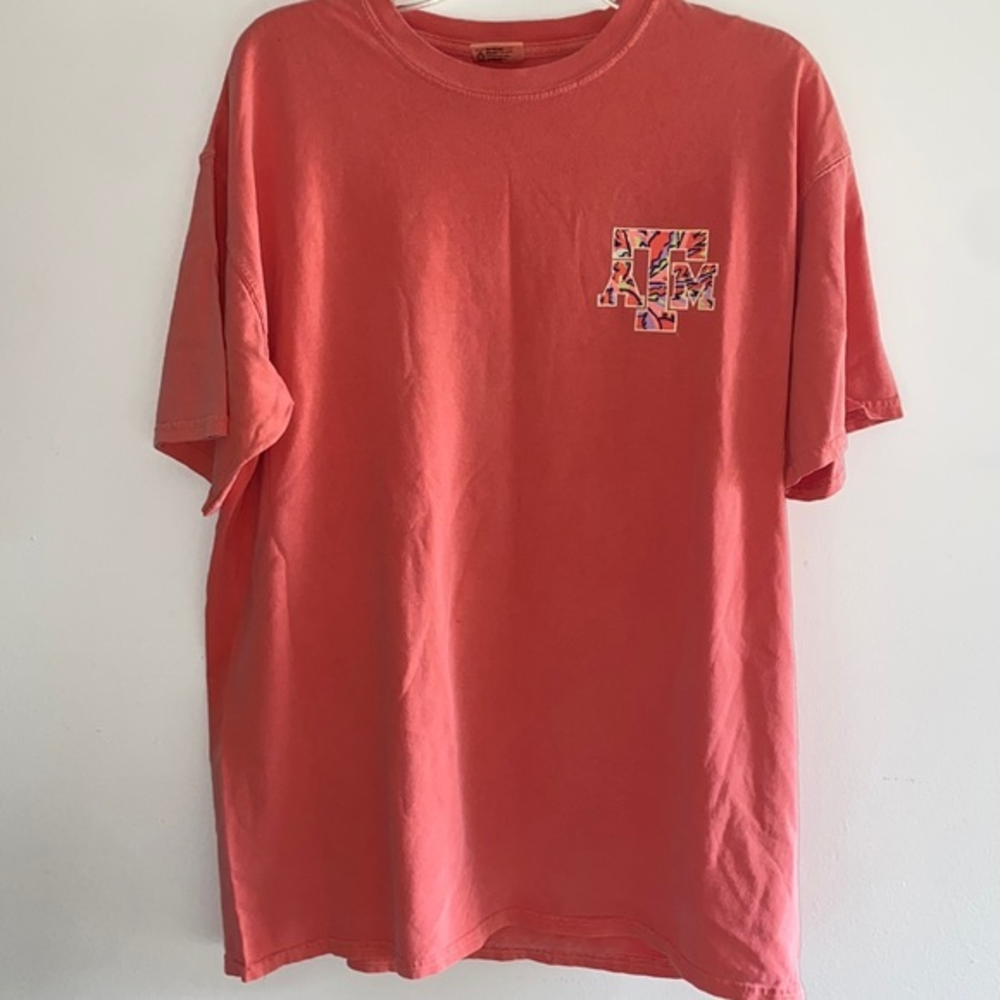 Comfort Colors Texas A&M University Aggies Tshirt Womens‎ Large